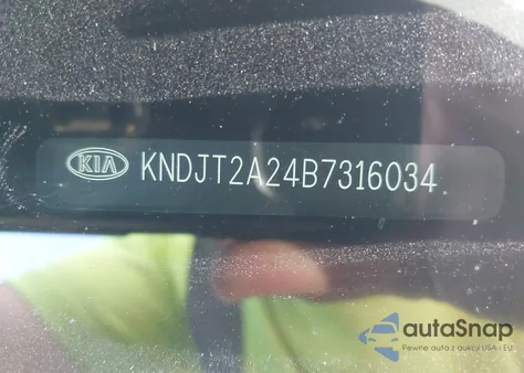 2011 Kia Soul + из США, поврежденный, VIN KNDJT2A24B7316034